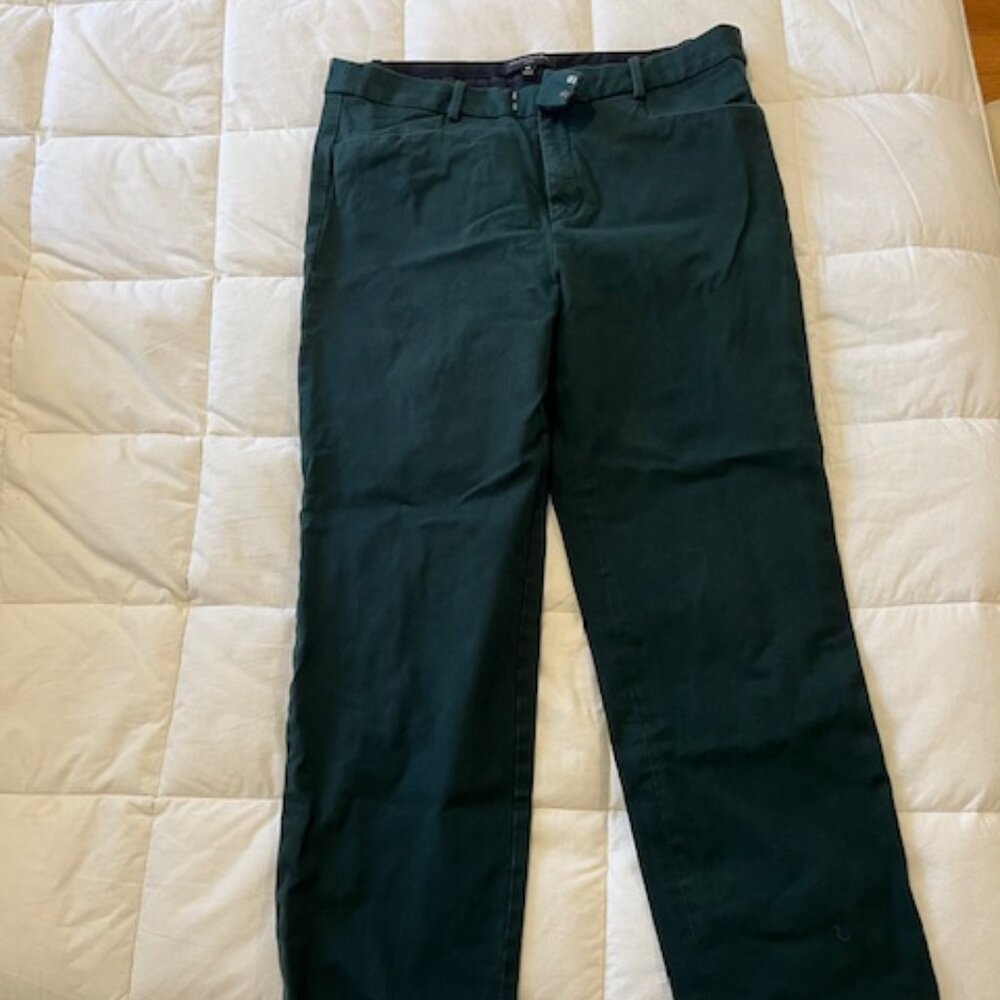 Banana Republic Sloan Pant, Green, Size 14